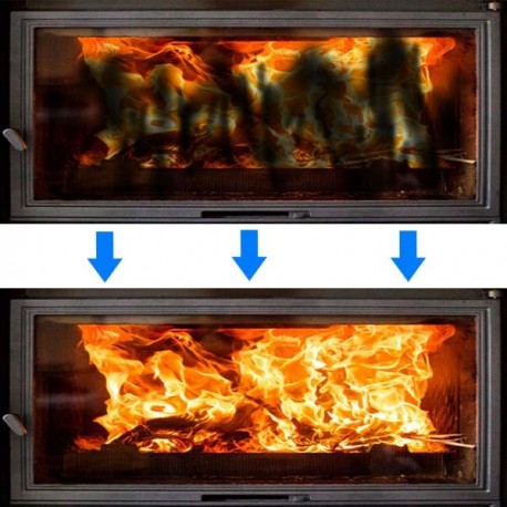 Nettoyage de la vitre de l'insert de cheminée : conseils et astuces