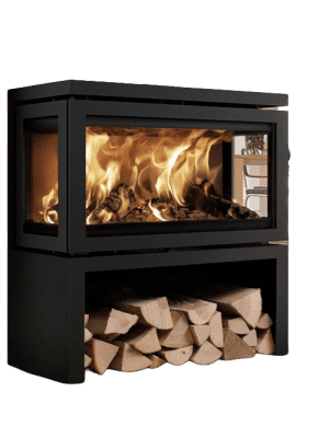 poêles à bois vidar triple large store