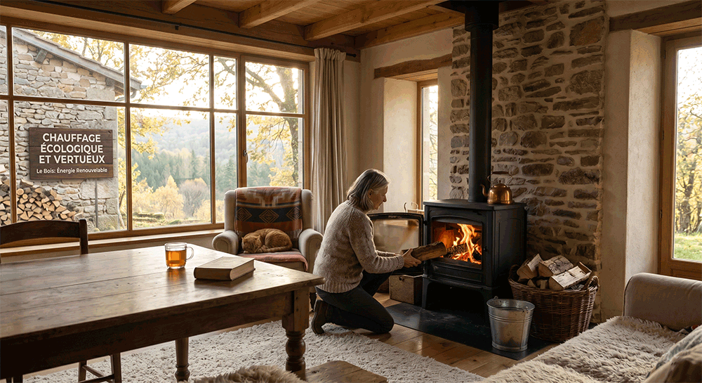 chauffage au bois ecologie sallanches