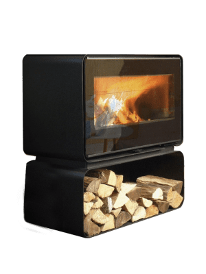 poêle à bois fonte flamme ixel