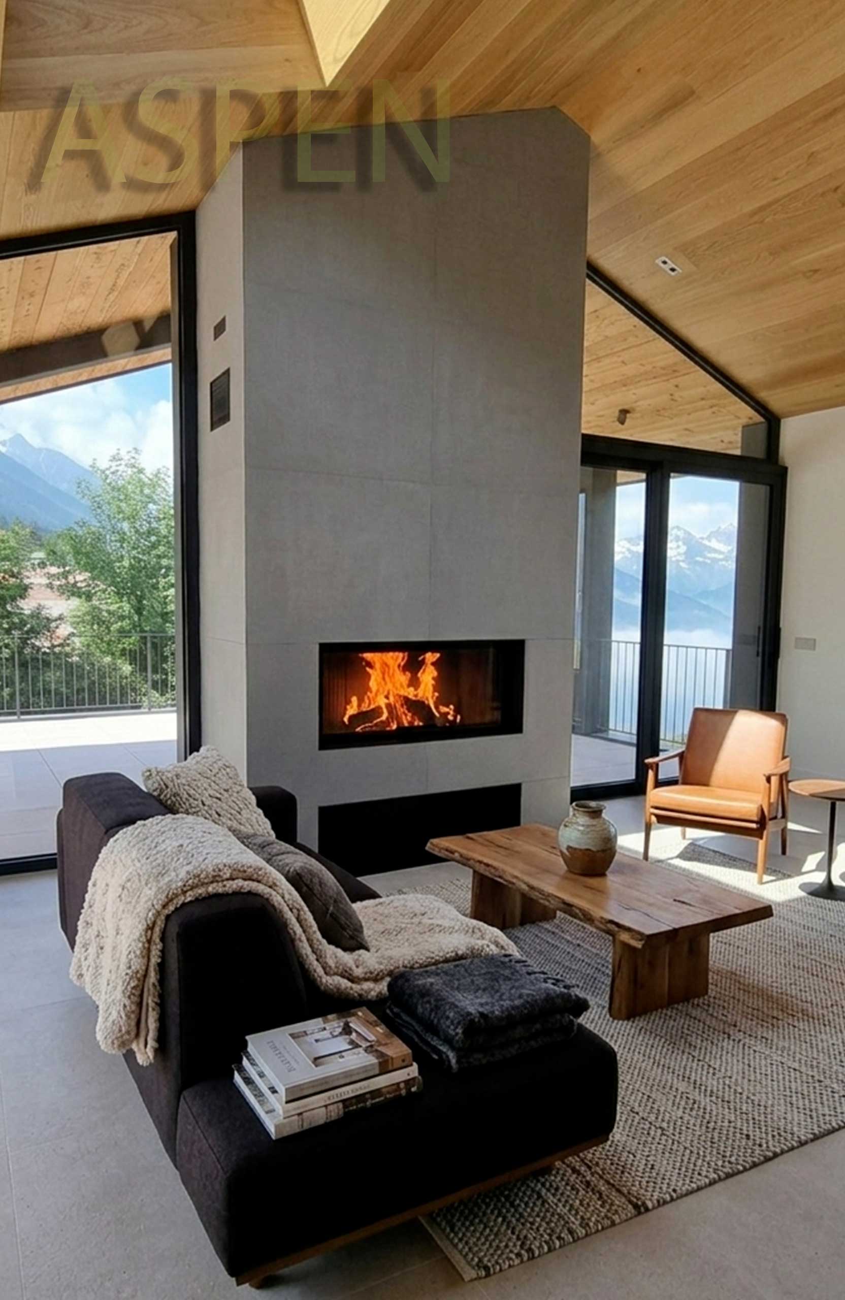 cheminee au bois insert schmid haute savoie aspen cheminees megeve 74