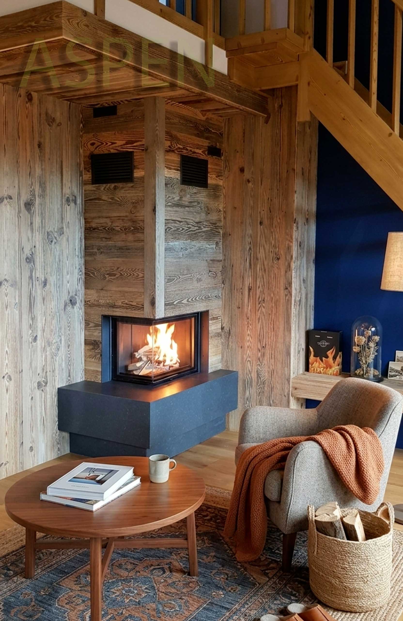 cheminee au bois insert schmid haute savoie aspen cheminees chalet megevan