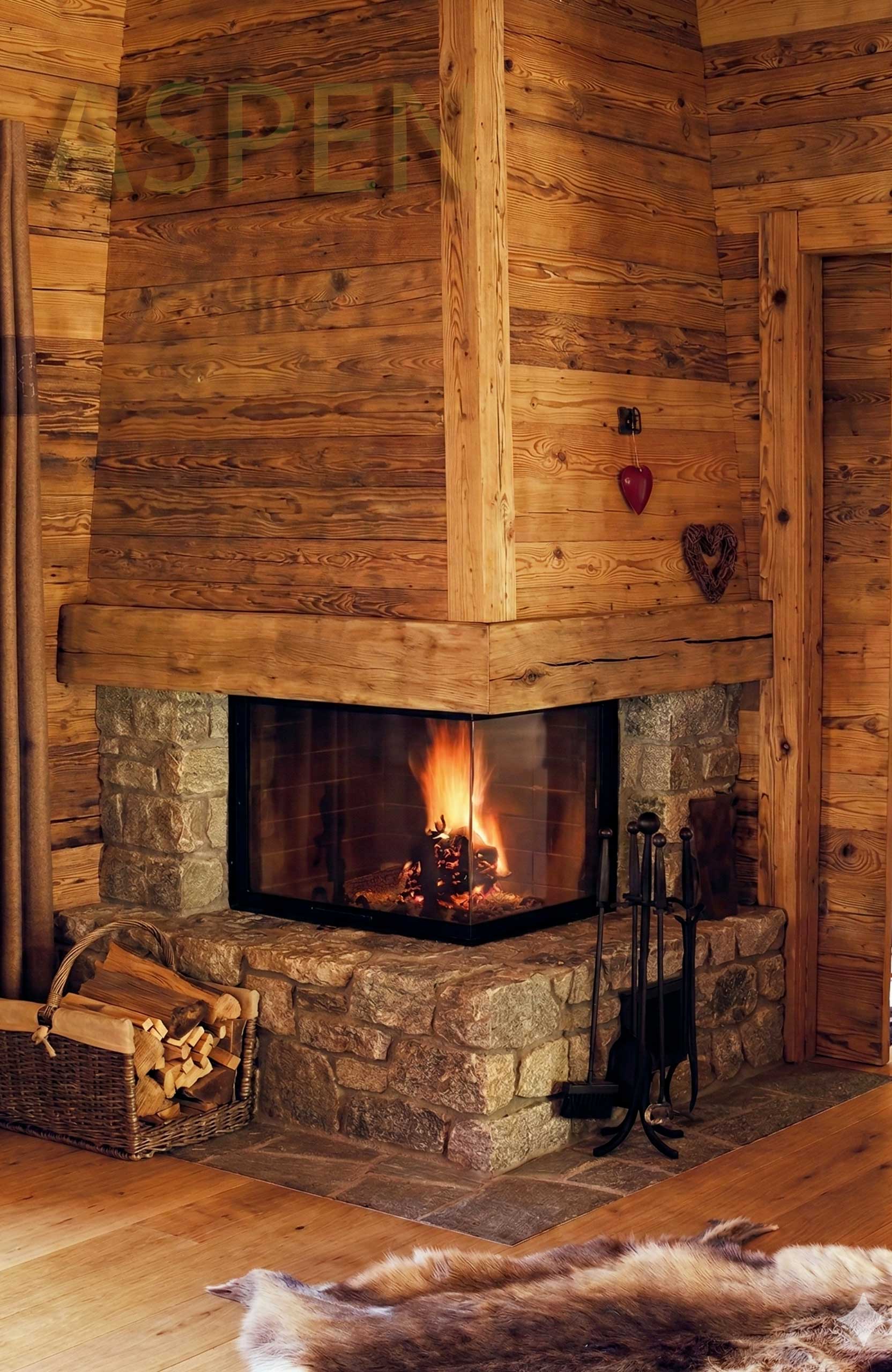 cheminee au bois insert schmid haute savoie aspen cheminees rustique alpine