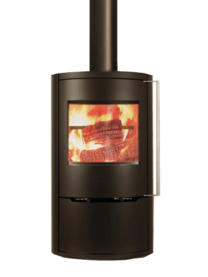 poêle à bois fonte flamme ewa, petit poêle de 5kw