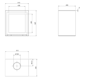 poêle à bois contemporain m design venus mbox – simple face